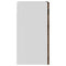 vidaXL Hanging Glass Cabinet Lyon Smoked Oak 40x31x60 cm Engineered Wood