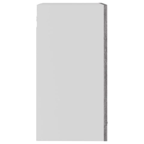 vidaXL Hanging Glass Cabinet Lyon Grey Sonoma 40x31x60 cm Engineered Wood