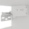vidaXL Hanging Glass Cabinet Lyon Grey Sonoma 40x31x60 cm Engineered Wood