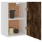 vidaXL Hanging Cabinet Lyon Smoked Oak 39.5x31x60 cm Engineered Wood