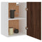 vidaXL Hanging Cabinet Lyon Brown Oak 39.5x31x60 cm Engineered Wood