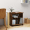 vidaXL Rolling Cabinet Smoked Oak 60x45x60 cm Engineered Wood