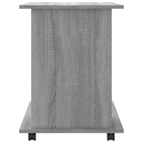 vidaXL Rolling Cabinet Grey Sonoma 60x45x60 cm Engineered Wood