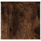 vidaXL Wall Shelf Smoked Oak 102x30x29 cm Engineered Wood