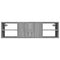 vidaXL Wall Shelf Grey Sonoma 102x30x29 cm Engineered Wood