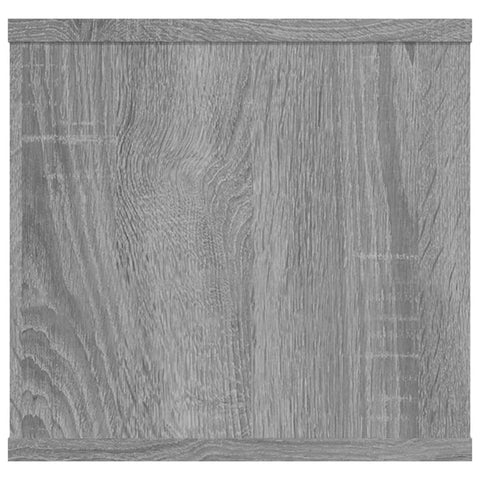 vidaXL Wall Shelf Grey Sonoma 102x30x29 cm Engineered Wood