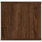 vidaXL Wall Shelf Brown Oak 102x30x29 cm Engineered Wood