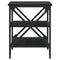 vidaXL Side Tables 2 pcs Black 40x42x50 cm Engineered Wood