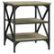 vidaXL Side Tables 2 pcs Sonoma Oak 40x42x50 cm Engineered Wood