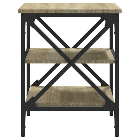 vidaXL Side Tables 2 pcs Sonoma Oak 40x42x50 cm Engineered Wood