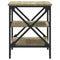 vidaXL Side Tables 2 pcs Sonoma Oak 40x42x50 cm Engineered Wood