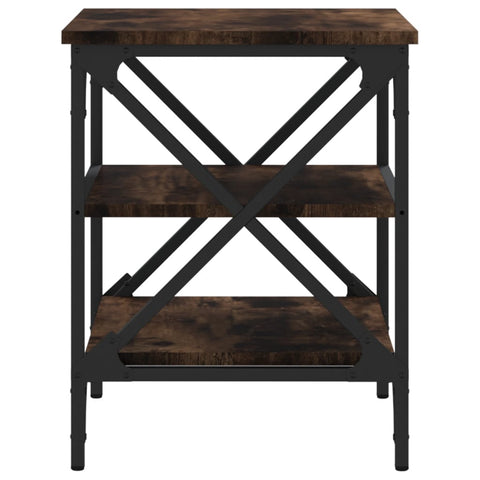 vidaXL Side Table Smoked Oak 40x42x50 cm Engineered Wood