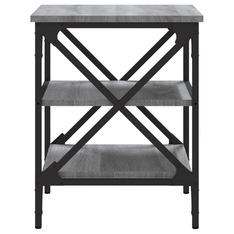 vidaXL Side Table Grey Sonoma 40x42x50 cm Engineered Wood