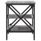 vidaXL Side Table Grey Sonoma 40x42x50 cm Engineered Wood