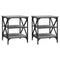 vidaXL Side Tables 2 pcs Grey Sonoma 40x42x50 cm Engineered Wood
