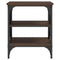 vidaXL Side Table Brown Oak 40x42x50 cm Engineered Wood