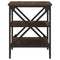 vidaXL Side Table Brown Oak 40x42x50 cm Engineered Wood