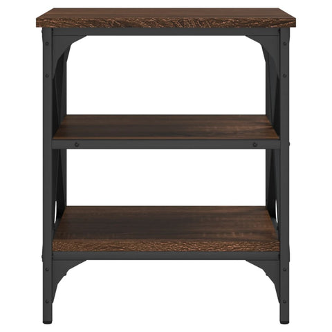 vidaXL Side Tables 2 pcs Brown Oak 40x42x50 cm Engineered Wood