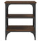 vidaXL Side Tables 2 pcs Brown Oak 40x42x50 cm Engineered Wood