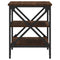 vidaXL Side Tables 2 pcs Brown Oak 40x42x50 cm Engineered Wood