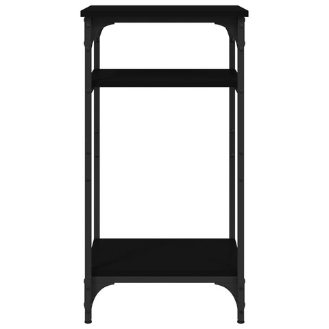 vidaXL Side Table Black 40x30x75 cm Engineered Wood