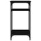 vidaXL Side Table Black 40x30x75 cm Engineered Wood