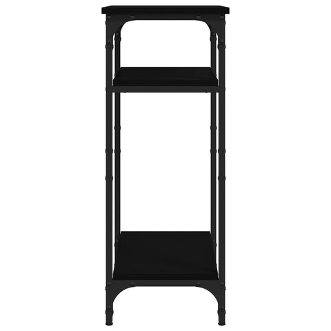 vidaXL Side Table Black 40x30x75 cm Engineered Wood