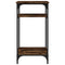 vidaXL Side Table Smoked Oak 40x30x75 cm Engineered Wood
