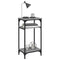 vidaXL Side Table Grey Sonoma 40x30x75 cm Engineered Wood