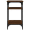 vidaXL Side Table Brown Oak 35x30x60 cm Engineered Wood