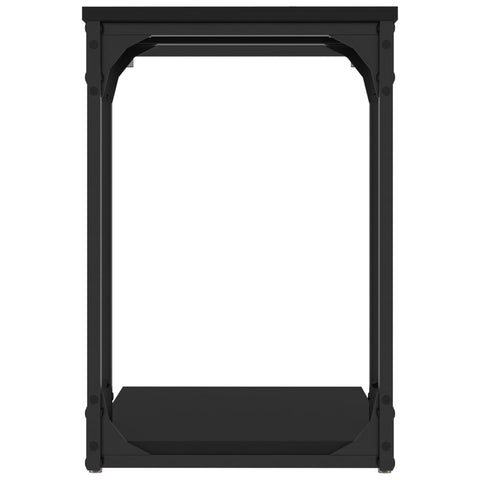 vidaXL Side Table Black 50x35x52 cm Engineered Wood