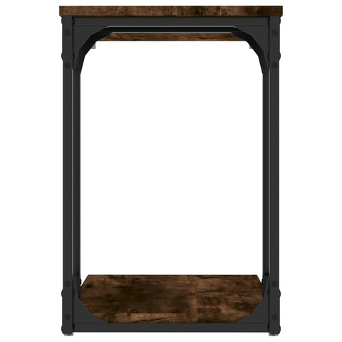 vidaXL Side Table Smoked Oak 50x35x52 cm Engineered Wood