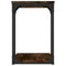 vidaXL Side Table Smoked Oak 50x35x52 cm Engineered Wood