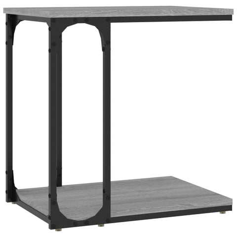 vidaXL Side Table Grey Sonoma 50x35x52 cm Engineered Wood