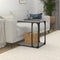 vidaXL Side Table Grey Sonoma 50x35x52 cm Engineered Wood
