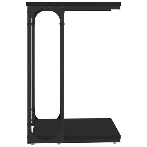 vidaXL Side Table Black 40x30x60 cm Engineered Wood