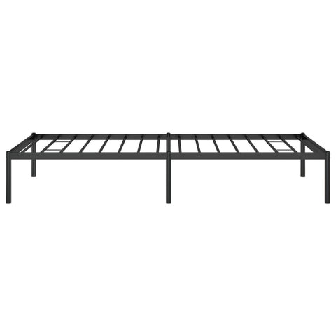 vidaXL Metal Bed Frame without Mattress Black 90x190cm