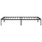vidaXL Metal Bed Frame without Mattress Black 90x190cm