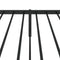 vidaXL Metal Bed Frame without Mattress with Headboard Black 90x200cm