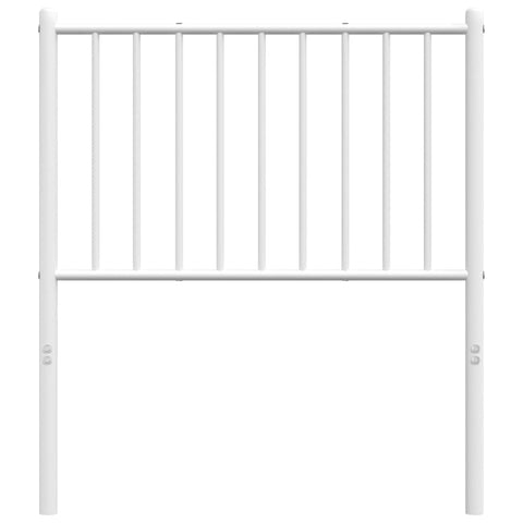 vidaXL Metal Headboard White 80 cm