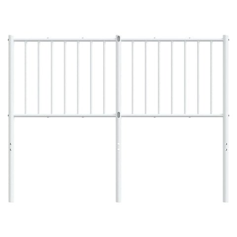 vidaXL Metal Headboard White 120 cm