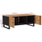 vidaXL Coffee Table 100x54x40 cm Solid Wood Acacia&Engineered Wood