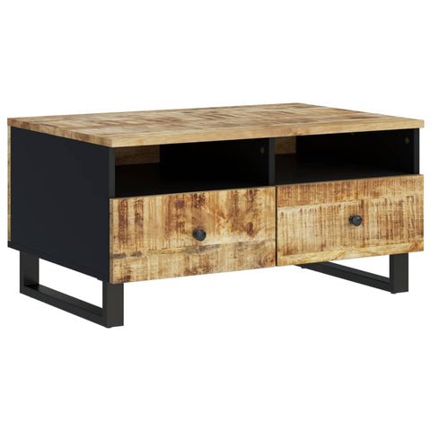 vidaXL Coffee Table 80x54x40 cm Solid Wood Mango&Engineered Wood