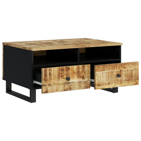 vidaXL Coffee Table 80x54x40 cm Solid Wood Mango&Engineered Wood