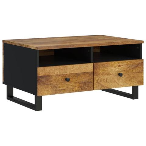 vidaXL Coffee Table 80x54x40 cm Solid Wood Mango&Engineered Wood
