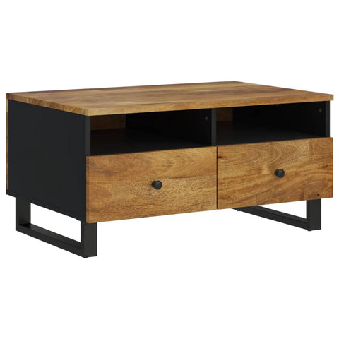 vidaXL Coffee Table 80x54x40 cm Solid Wood Mango&Engineered Wood