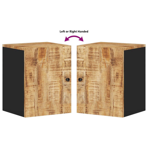 vidaXL Bathroom Wall Cabinet 38x33x48 cm Solid Wood Mango