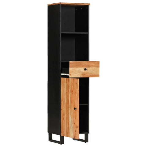 vidaXL Bathroom Cabinet 38x33x160 cm Solid Wood Acacia
