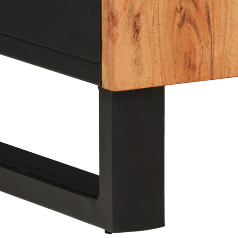 vidaXL Bathroom Cabinet 38x33x160 cm Solid Wood Acacia
