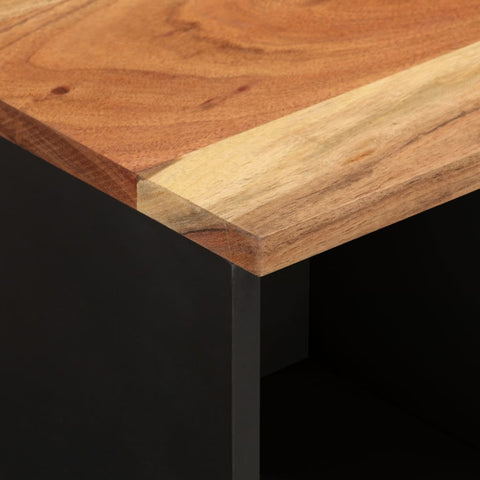 vidaXL Bathroom Cabinet 38x33x160 cm Solid Wood Acacia